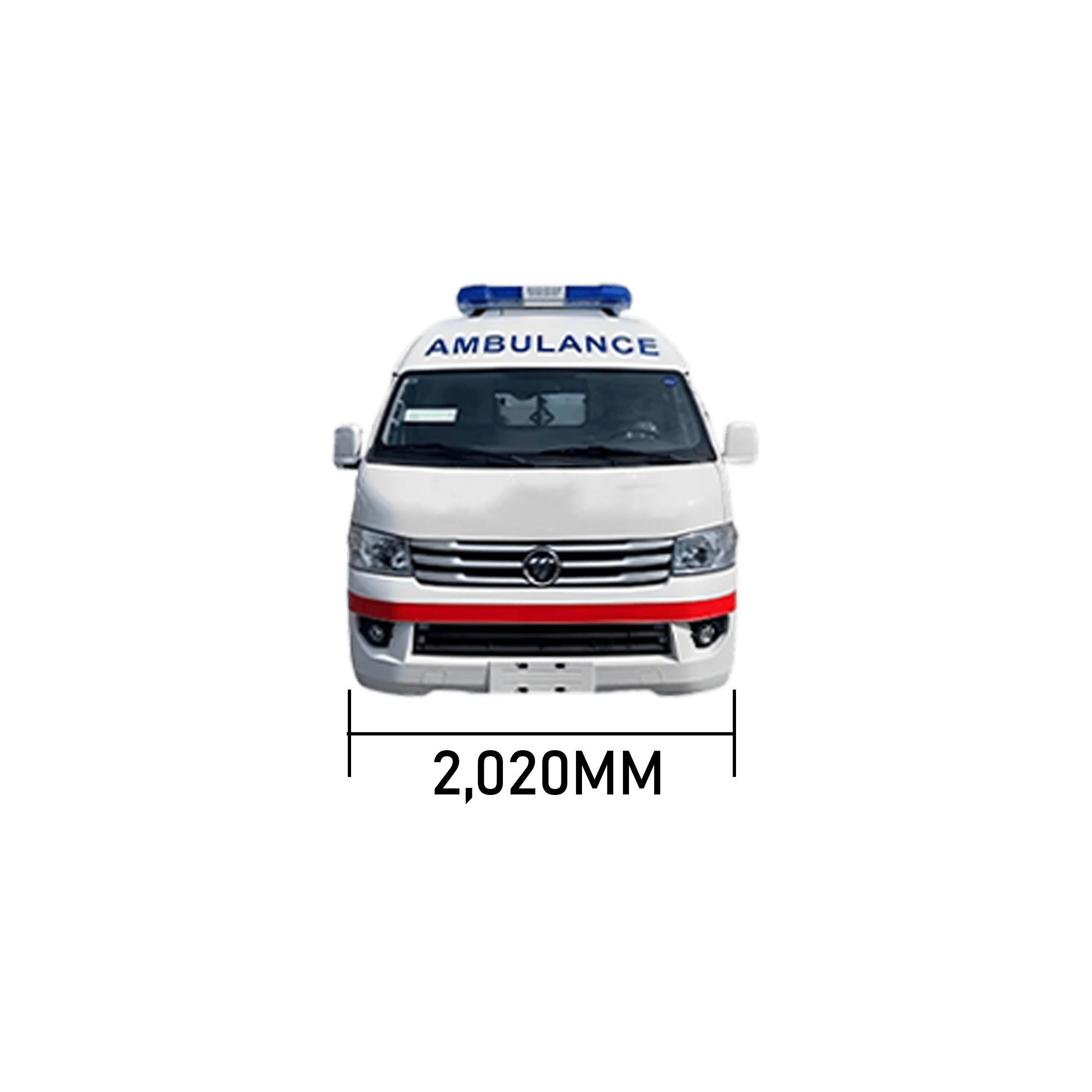 France Aj Holding foton g7 ambulance Dimensions 