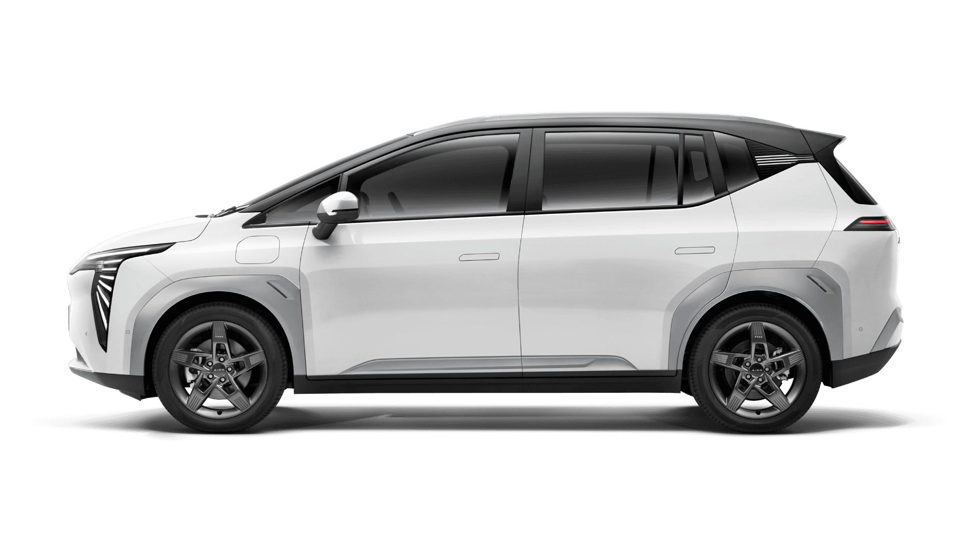 France AJ Holding - AION Y Pure White with Black Roof vehicle