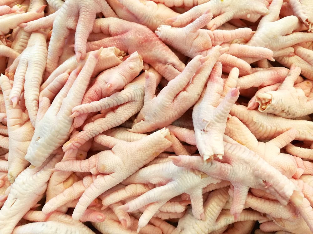 HALAL Frozen Chicken Paws 30g Up - Grade A